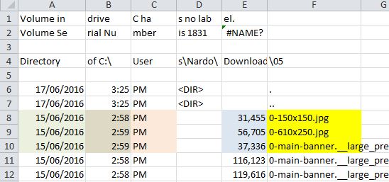 Tab Delimited: All Information In Separate Spreadsheet Cells