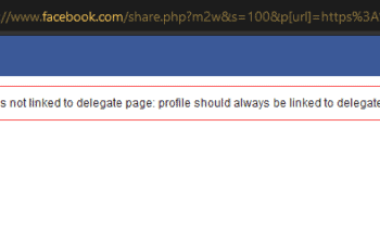 Profile is not linked to delegate page: profile should always be linked to delegate page
